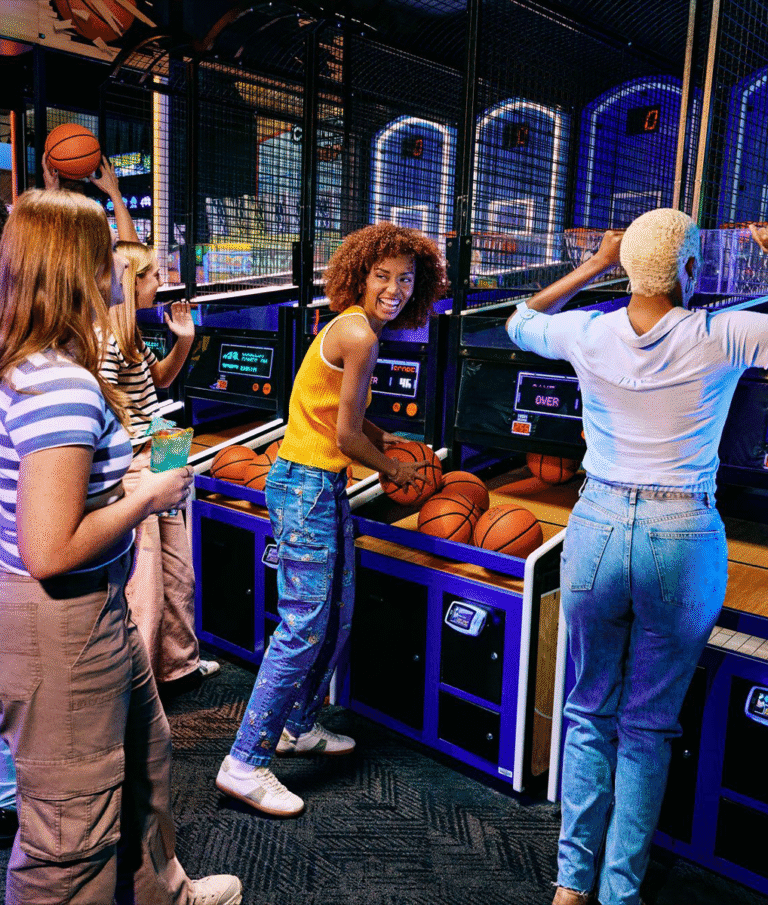 Diversión en los juegos del midway